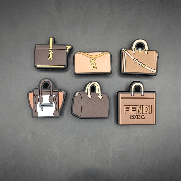 (5/$15) Designer HandBag Bundle Croc Charm - Picture 1 of 2